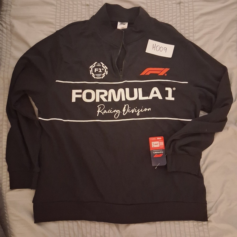 Formula 1 F1 Racing Division Quarter Zip Sweatshirt Miami Grand Prix 2025 NWT